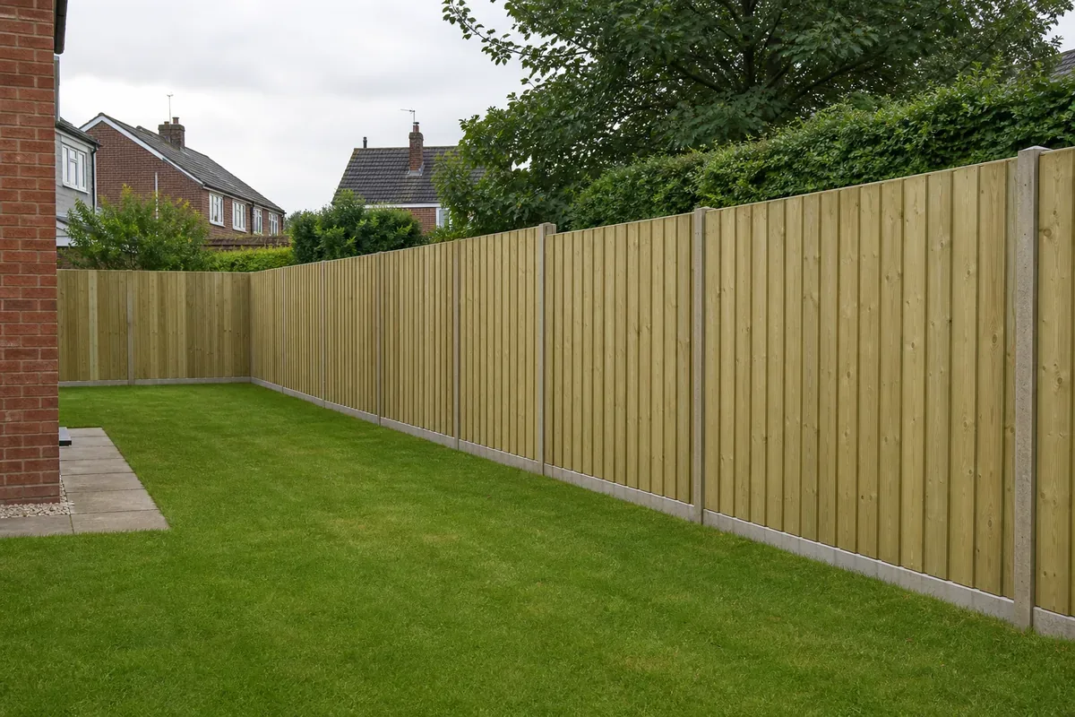 Garden fencing in Ossett, Wakefield
